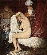 WATTEAU, Antoine The Toilette oil painting reproduction